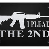 I Plead the Second License Plate - Laser Etched - Official Licensed