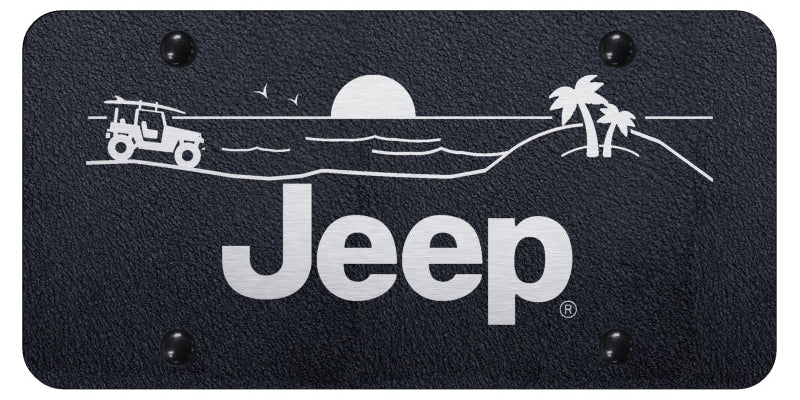 Jeep Beach License Plate - Laser Etched - Official Licensed