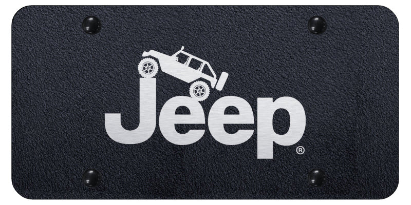 Jeep Climbing License Plate - Laser Etched - Official Licensed