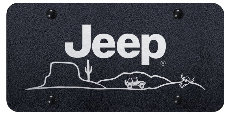Jeep Desert License Plate - Laser Etched - Official Licensed