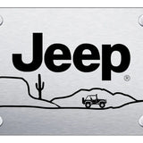 Jeep Desert License Plate - Laser Etched - Official Licensed