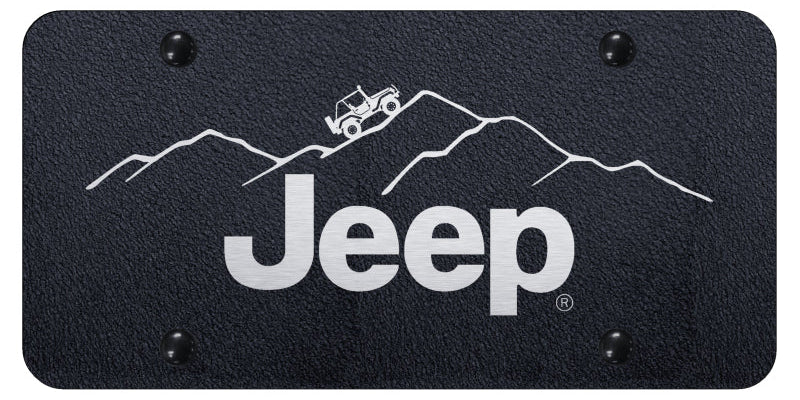 Jeep Mountain License Plate - Laser Etched - Official Licensed