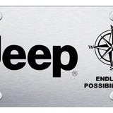Jeep Endless License Plate - Laser Etched - Official Licensed
