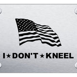 I Don't Kneel License Plate - Laser Etched - Official Licensed