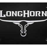 RAM Longhorn Skull License Plate - Laser Etched Black - Official Licensed