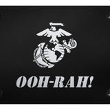 OOH-RAH! License Plate - Laser Etched Black - Official Licensed