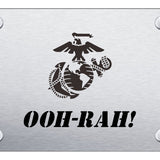 OOH-RAH! License Plate - Laser Etched Brushed - Official Licensed