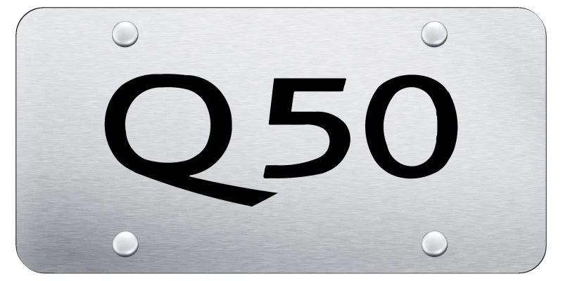 Infiniti Q50 License Plate - Laser Etched - Official Licensed