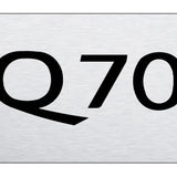 Infiniti Q70 Mini Plate - Laser Etched - Official Licensed
