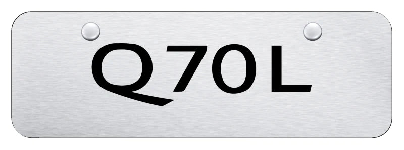 Infiniti Q70L Mini Plate - Laser Etched - Official Licensed