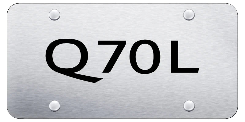 Infiniti Q70L License Plate - Laser Etched - Official Licensed