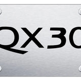 Infiniti QX30 License Plate - Laser Etched - Official Licensed