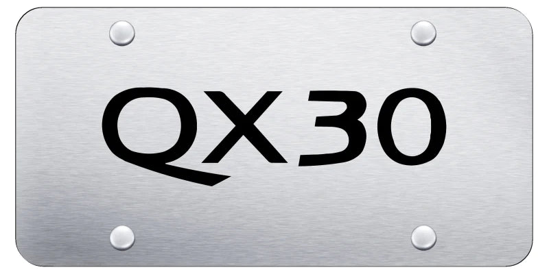 Infiniti QX30 License Plate - Laser Etched - Official Licensed