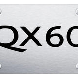 Infiniti QX60 License Plate - Laser Etched - Official Licensed