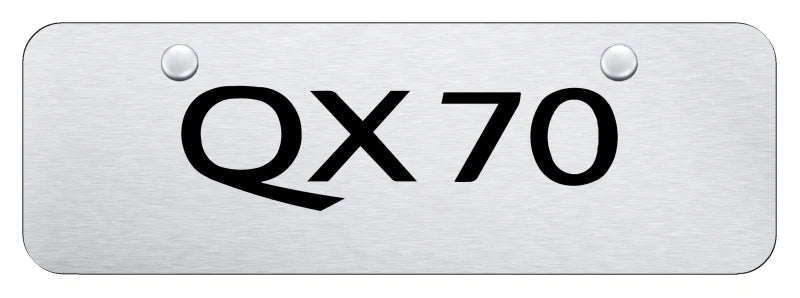 Infiniti QX70 Mini Plate - Laser Etched - Official Licensed