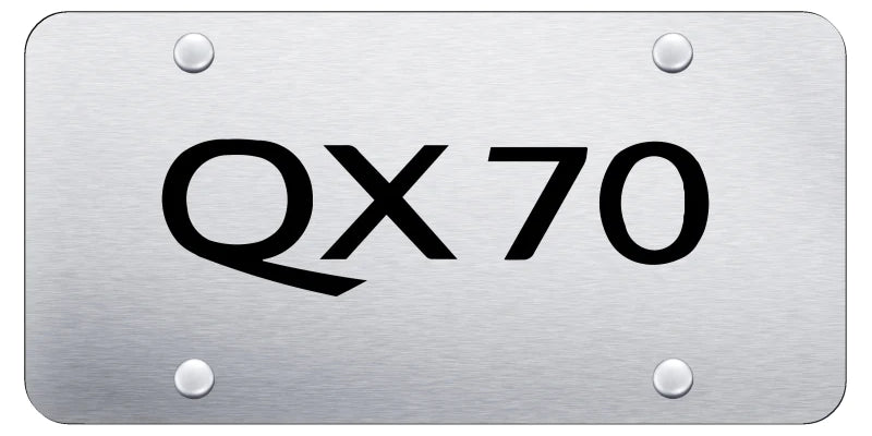 Infiniti QX70 License Plate - Laser Etched - Official Licensed
