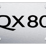 Infiniti QX80 License Plate - Laser Etched - Official Licensed