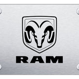 RAM License Plate - Laser Etched Brushed - Official Licensed