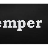 Semper Fi Mini Plate - Laser Etched Black - Official Licensed