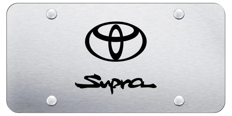 Toyota Supra License Plate - Laser Etched - Official Licensed