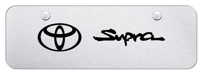 Toyota Supra Mini Plate - Laser Etched - Official Licensed