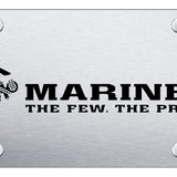 The Few The Proud License Plate - Laser Etched Brushed - Official Licensed