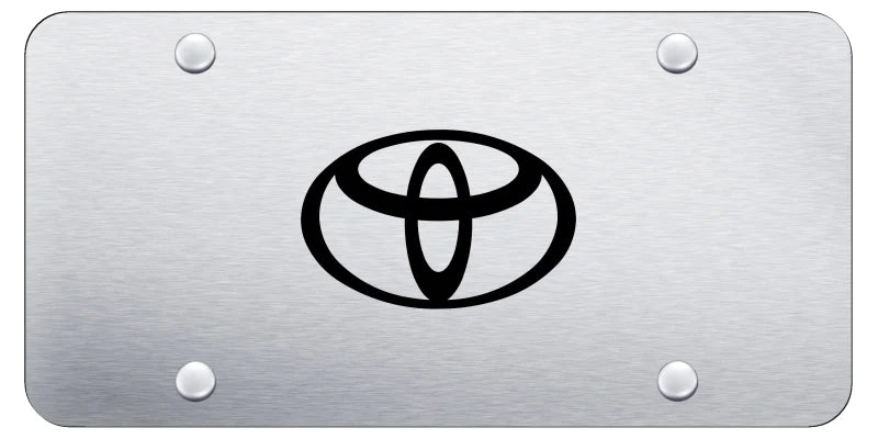 Toyota (Logo Only) License Plate - Laser Etched - Official Licensed