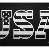 USA License Plate - Laser Etched Black - Official Licensed