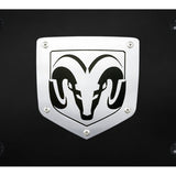 RAM License Plate - Brushed on Black - Official Licensed