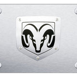 RAM License Plate - Brushed on Brushed - Official Licensed
