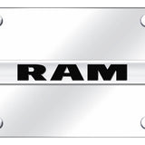 RAM Name License Plate - Chrome on Mirrored - Official Licensed