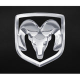 RAM OEM Mini Plate - Chrome on Black - Official Licensed