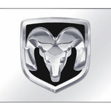 RAM OEM Mini Plate - Chrome on Mirrored - Official Licensed