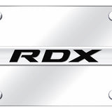 Acura RDX Name License Plate - Chrome Logo - Official Licensed