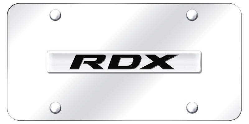 Acura RDX Name License Plate - Chrome Logo - Official Licensed