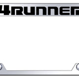 Toyota 4Runner Standard Inverted License Plate Frame - Laser Etched Mirrored - Official Licensed