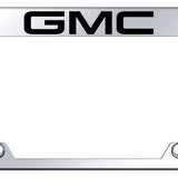 GMC Standard Inverted License Plate Frame - Laser Etched Mirrored - Official Licensed