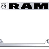 Ram Standard Inverted License Plate Frame - Laser Etched Mirrored - Official Licensed