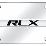 Acura RLX Name License Plate - Chrome Logo - Official Licensed