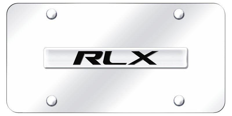 Acura RLX Name License Plate - Chrome Logo - Official Licensed