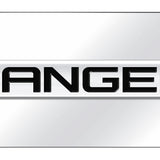 Ford Ranger Name Mini Plate - Chrome on Mirrored - Official Licensed