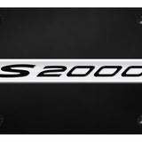Honda S2000 Name License Plate - Official Licensed