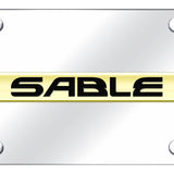 Mercury Sable Name License Plate - Official Licensed
