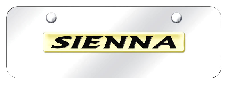 Toyota Sienna Name Mini Plate - Official Licensed