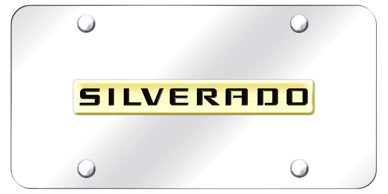 Chevrolet Silverado Name License Plate - Official Licensed