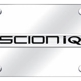 Scion iQ Name License Plate - Chrome on Mirrored - Official Licensed