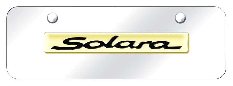 Toyota Solara Name Mini Plate - Official Licensed