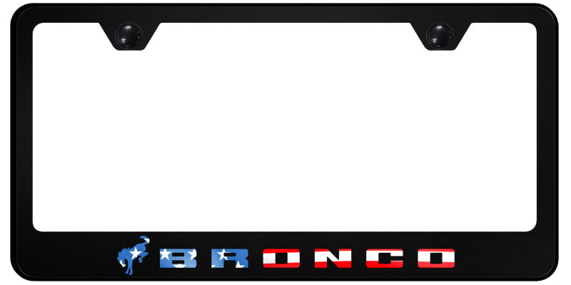 Ford Bronco 2020 Polycarbonate License Plate Frame - UV Print- Official Licensed