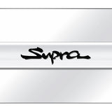 Toyota Supra Name Mini Plate - Chrome on Mirrored - Official Licensed