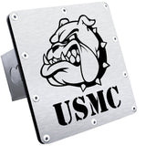 USMC Bulldog Head Class III Trailer Hitch Plug - Official Licensed